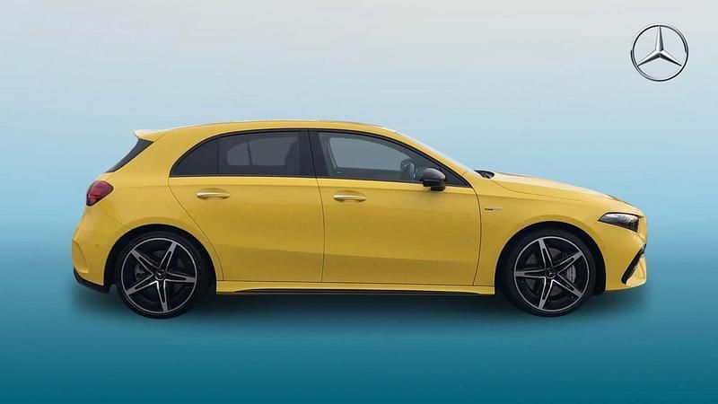Used Mercedes A35 AMG Premium 2023 Yellow Hatchback