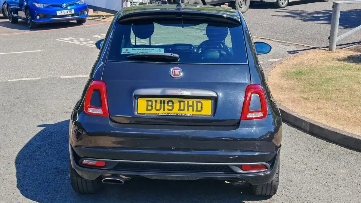 Used Fiat 500 S 69 HP (50 kW) 2019 Black Hatchback