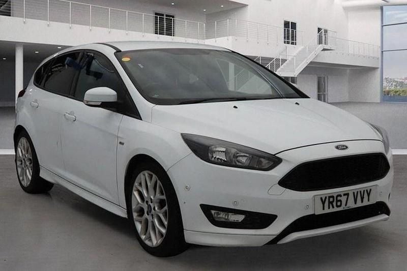 White Used 2017 Ford Focus ST-Line Hatchback | £5,750 (Good price) - Image 1/1