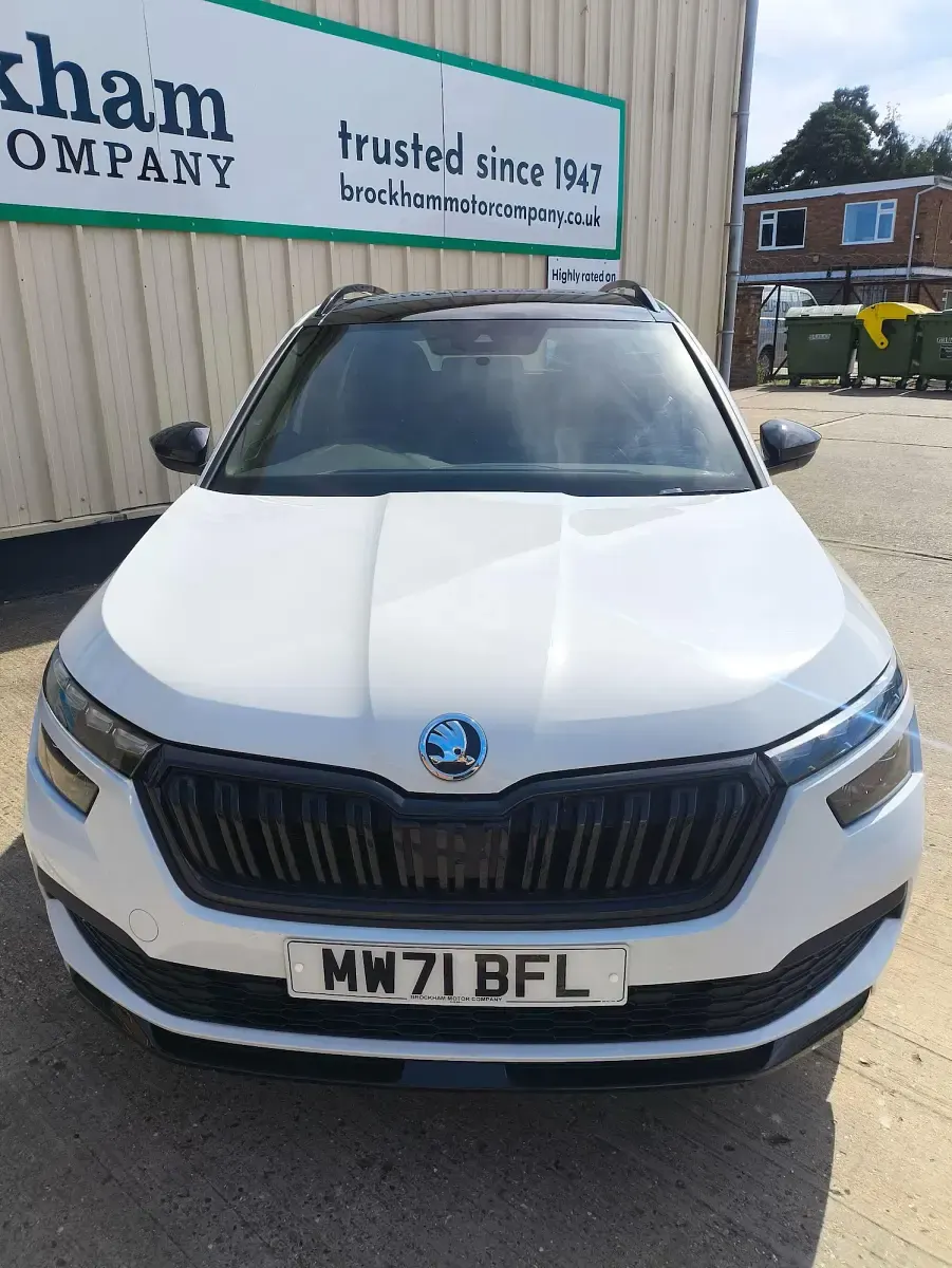 Used Skoda Kamiq Monte Carlo 150 HP (110 kW) 2021 White SUV