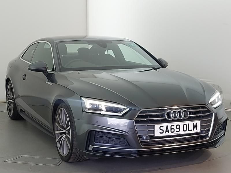 Grey Used 2019 Audi A5 S-Line Coupe | £18,998 (Good price) - Image 1/4