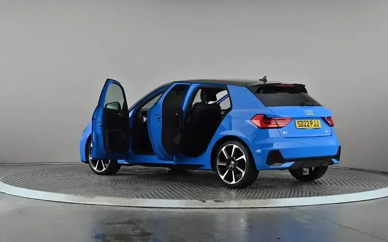 Used Audi A1 Sportback Black Edition 95 HP (69 kW) 2022 Blue Hatchback