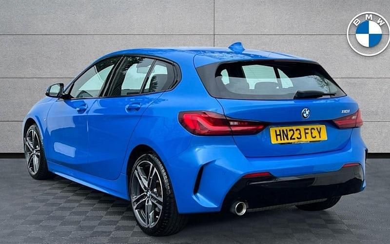 Used BMW 118 M Sport 136 HP (100 kW) 2023 Blue Hatchback