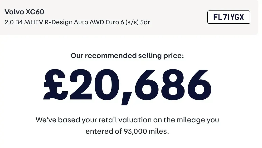 Used Volvo XC60 R-Design 2021 Blue SUV