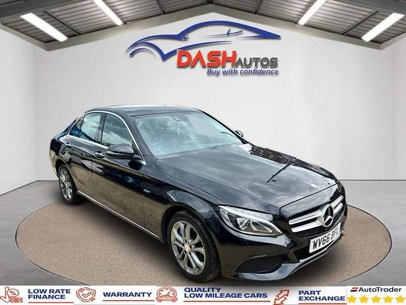 Black Used 2016 Mercedes C350e Premium Plus Sedan | £13,990 (Fair price) - Image 1/4