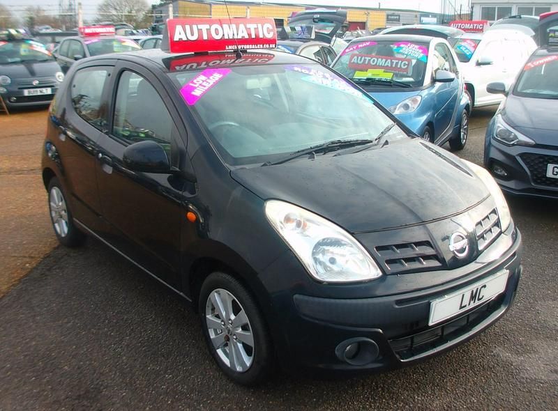 Used Nissan Pixo N-TEC 68 HP (50 kW) 2012 Black Hatchback