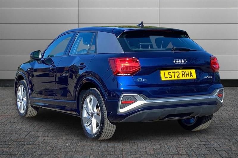 Used Audi Q2 S-Line 150 HP (110 kW) 2022 Navarra blue SUV