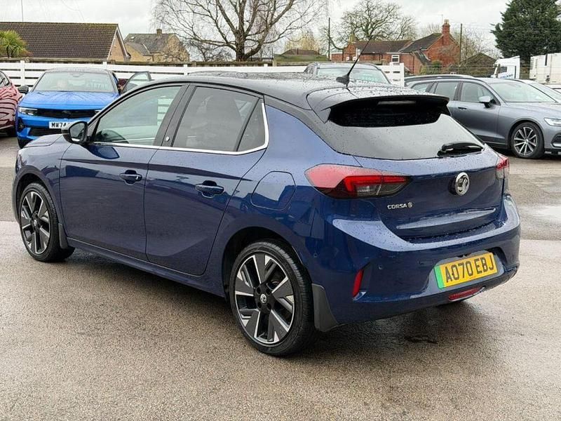 Used Vauxhall Corsa-e Elite 100 kW (136 HP) 2020 Blue Hatchback