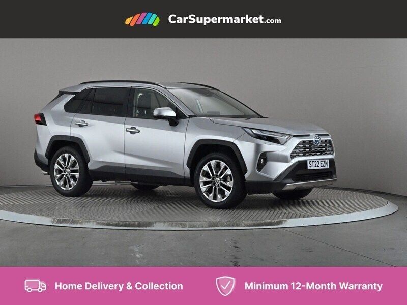 Silver Used 2022 Toyota RAV4 Hybrid SUV | £27,697 (Fair price) - Image 1/4