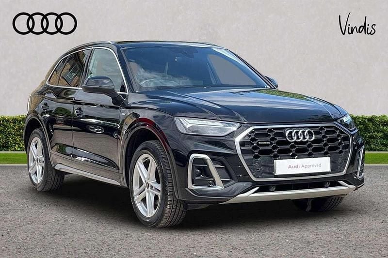 Black Used 2023 Audi Q5 S-Line SUV | £33,063 (Good price) - Image 1/3