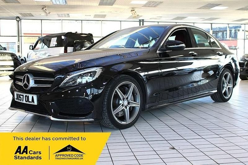 Used Mercedes C250 AMG line 204 HP (150 kW) 2015 Black Sedan