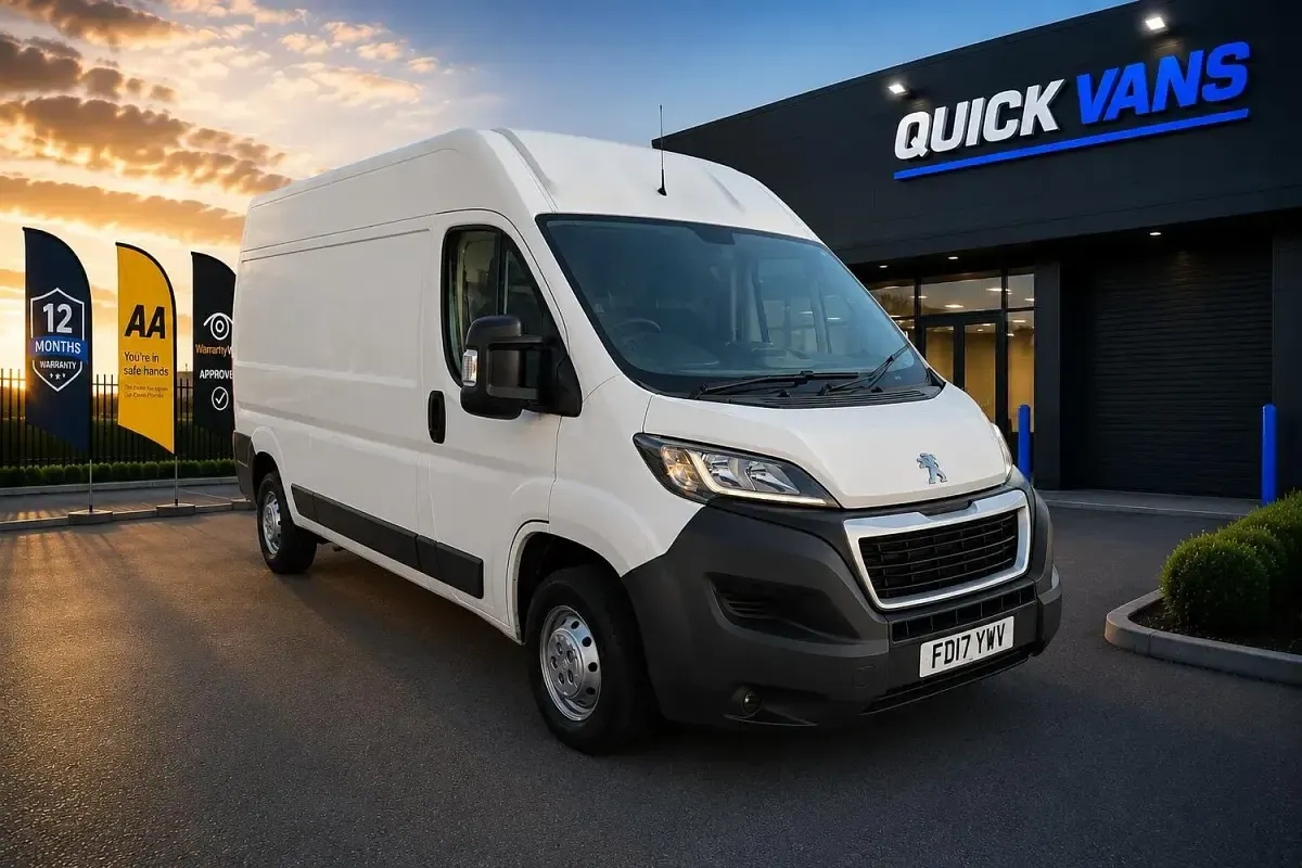 Used Peugeot Boxer 130 HP (95 kW) 2017 White Van