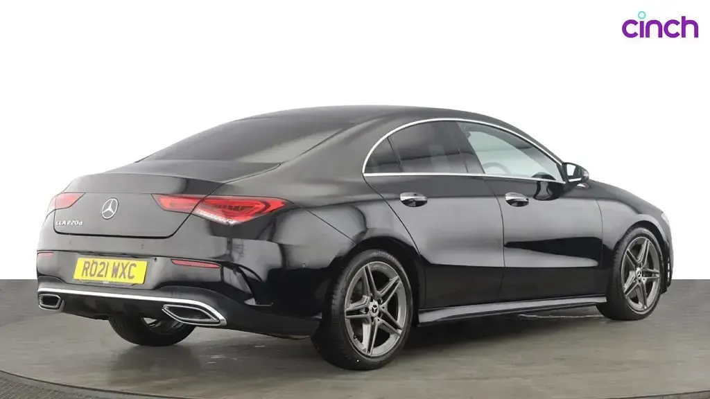 Used Mercedes CLA220 AMG Line Premium 2021 Black Coupe