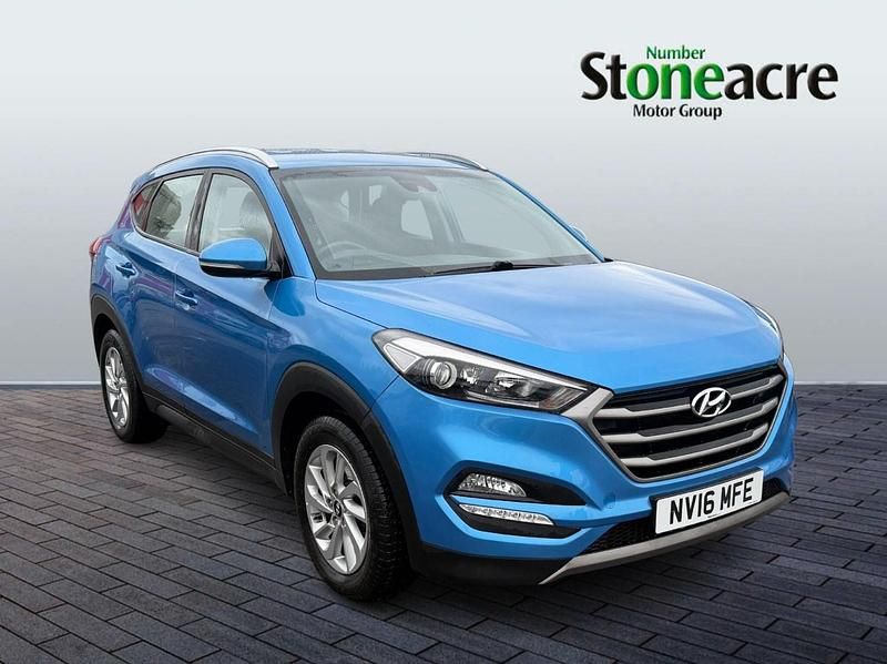 Blue Used 2016 Hyundai Tucson SE SUV | £9,634 (Good price) - Image 1/2