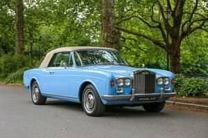 Used Rolls Royce Corniche 211 HP (155 kW) 1977 Blue Cabriolet