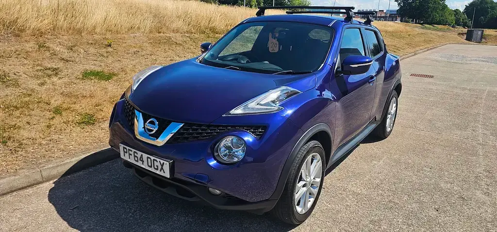 Used Nissan Juke Acenta Premium 115 HP (84 kW) 2015 Blue SUV