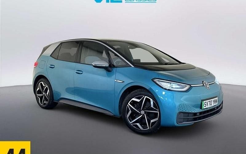 Used VW ID.3 Pro 150 kW (204 HP) 2020 Blue Hatchback