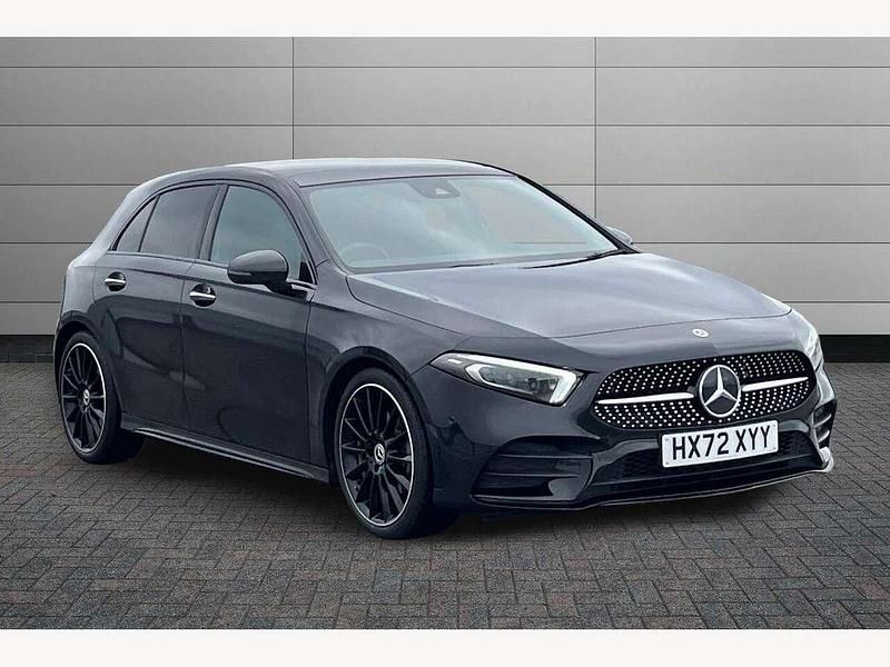 Black Used 2022 Mercedes A200 AMG Line Premium Plus Hatchback | £25,290 (Expensive) - Image 1/2