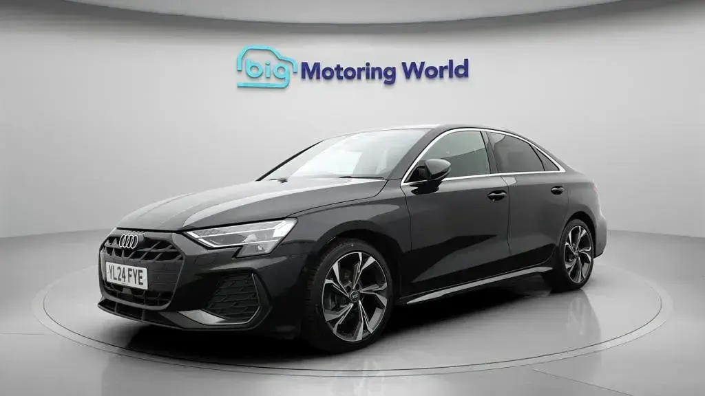 Used Audi A3 S-Line 150 HP (110 kW) 2024 Black Sedan