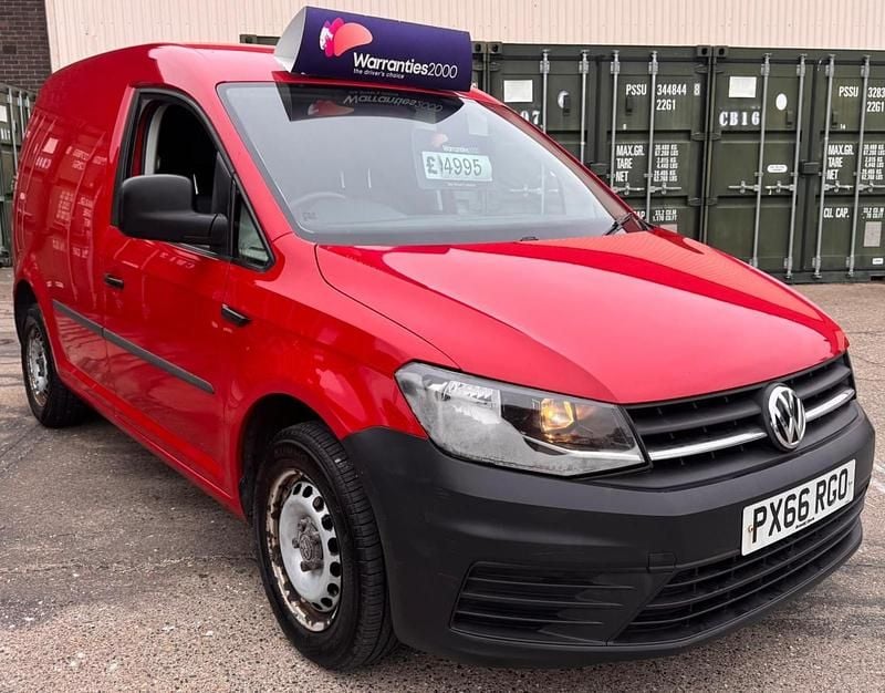 Red Used 2016 VW Caddy Startline MPV | £4,995 (Fair price) - Image 1/4