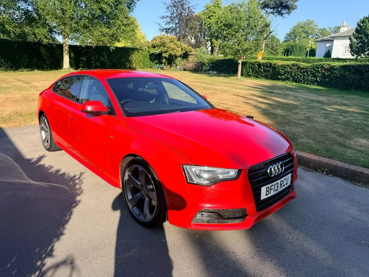 Used Audi A5 Black Edition 2013 Red Coupe