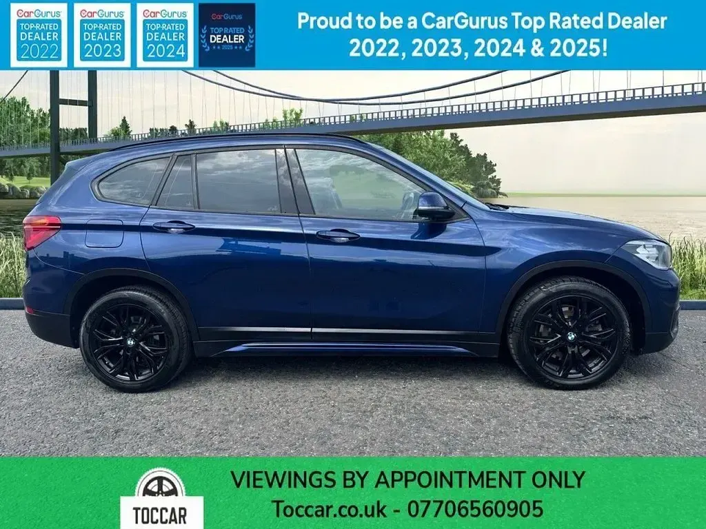 Begagnad BMW X1 Sport Line 190 HK (139 kW) 2018 Blå SUV