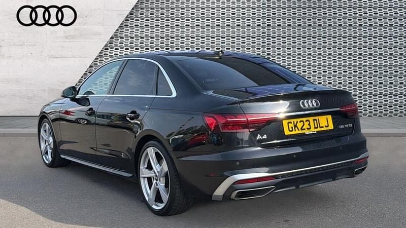 Used Audi A4 S-Line 150 HP (110 kW) 2023 Black Sedan