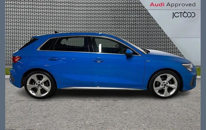 Used Audi A3 S-Line 147 HP (108 kW) 2022 Blue Sedan