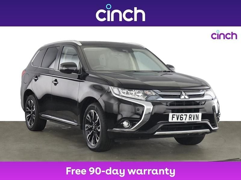 Black Used 2017 Mitsubishi Outlander P-HEV Estate | £12,799 (Fair price) - Image 1/3