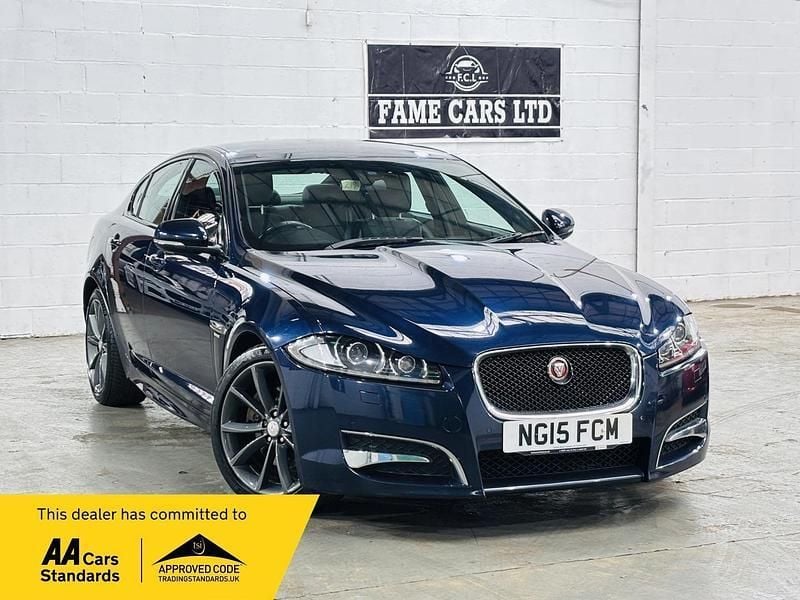Blue Used 2015 Jaguar XF R-Sport Sedan | £6,500 (Fair price) - Image 1/3