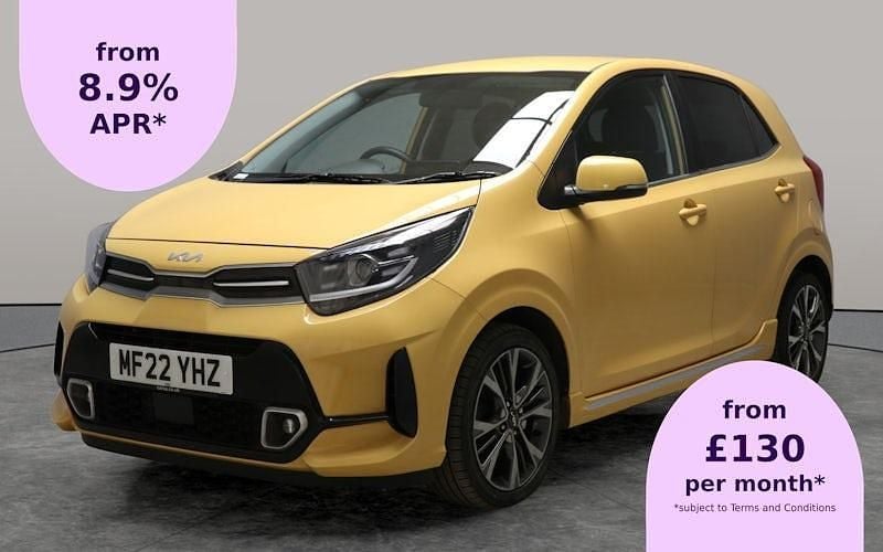 Yellow Used 2022 Kia Picanto GT-Line Hatchback | £10,487 (Good price) - Image 1/3