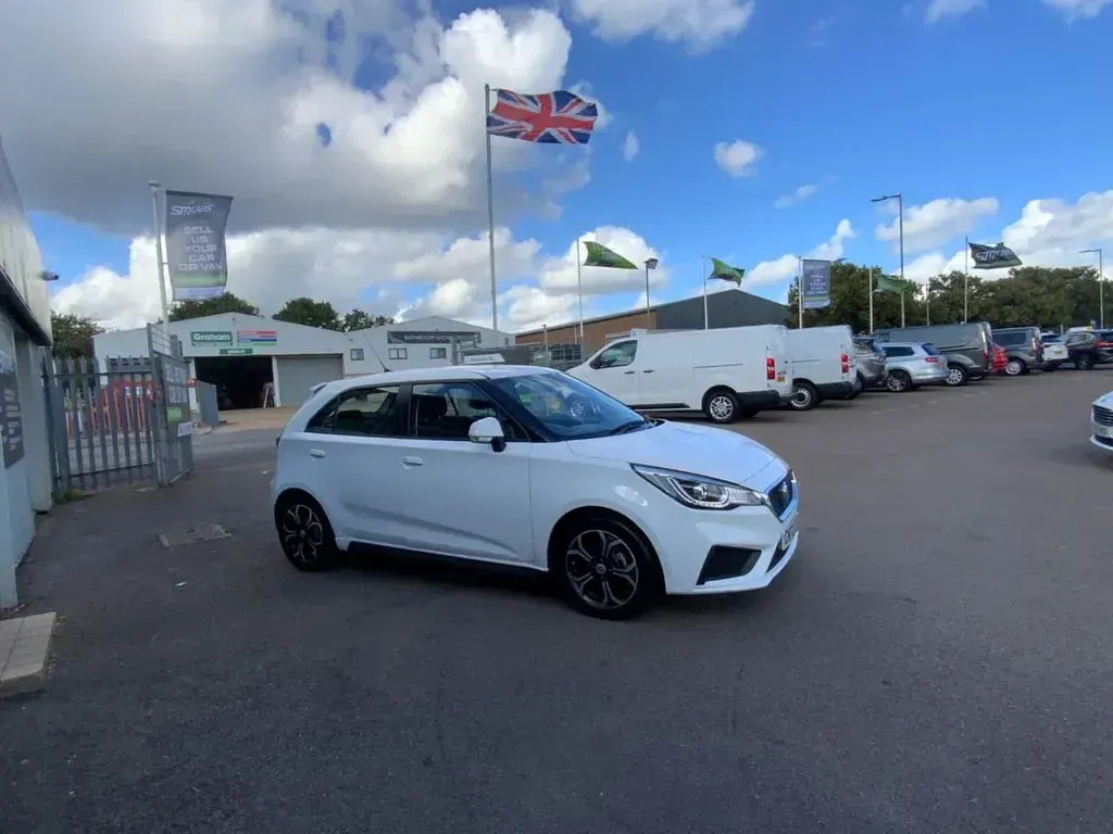 Used MG MG3 Excite 106 HP (77 kW) 2022 White Hatchback