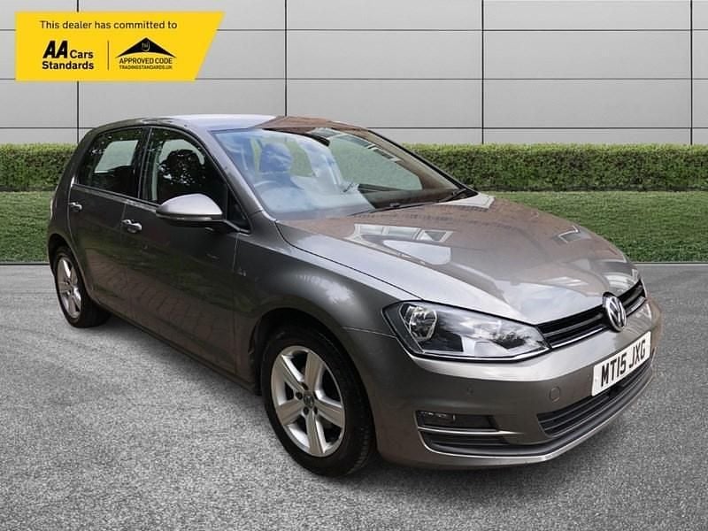 Grey Used 2015 VW Golf VII Match Hatchback | £4,495 (Good price) - Image 1/2