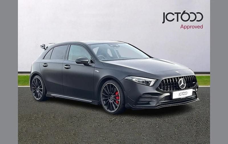 Used Mercedes A35 AMG Premium Plus 301 HP (221 kW) 2020 Black Hatchback
