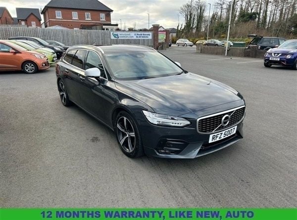 Grey Used 2018 Volvo V90 R-Design Pro Estate | £16,595 (Fair price) - Image 1/1