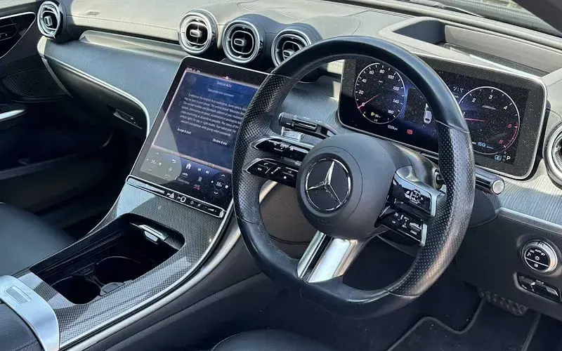 Used Mercedes C300 AMG line 265 HP (194 kW) 2023 Black Sedan