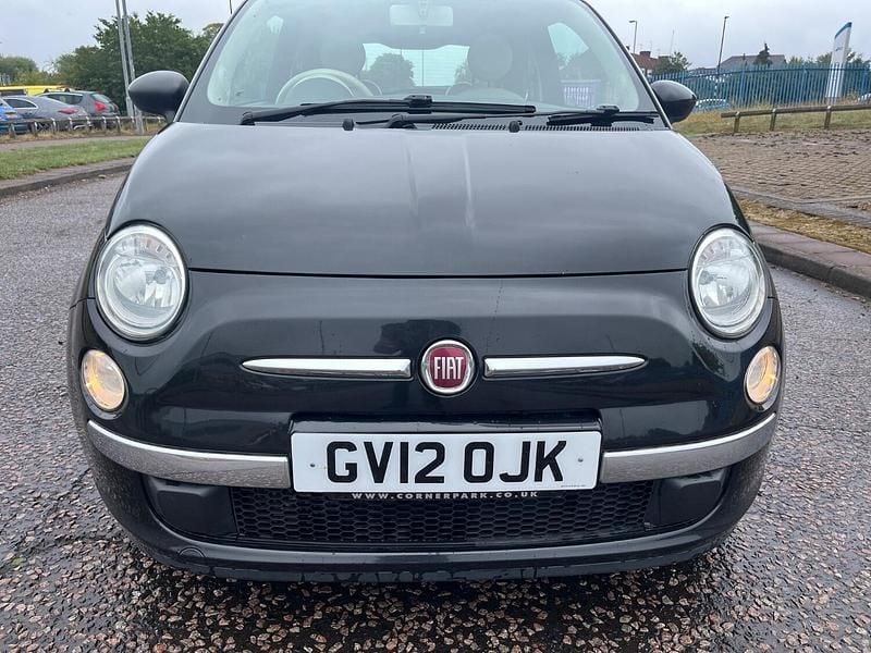 Black Used 2012 Fiat 500 Lounge Hatchback | £3,999 (Good price) - Image 1/4