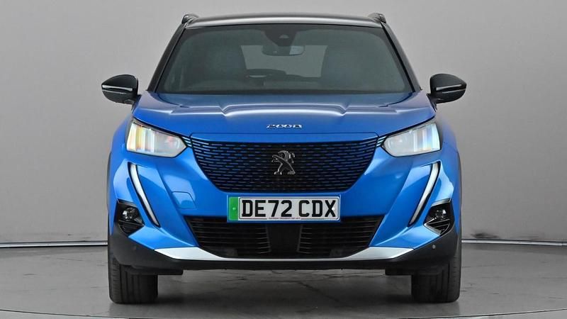 Blue Used 2022 Peugeot e-2008 GT SUV | £15,250 (Fair price) - Image 1/4