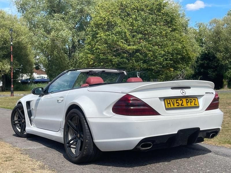 Used Mercedes SL500 2002 White Cabriolet
