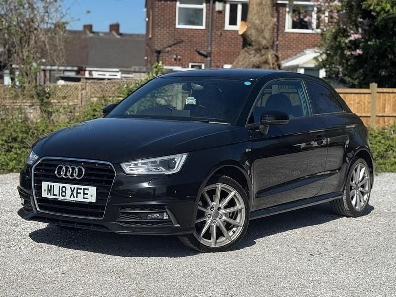 Used Audi A1 S-Line 125 HP (91 kW) 2018 Black Hatchback