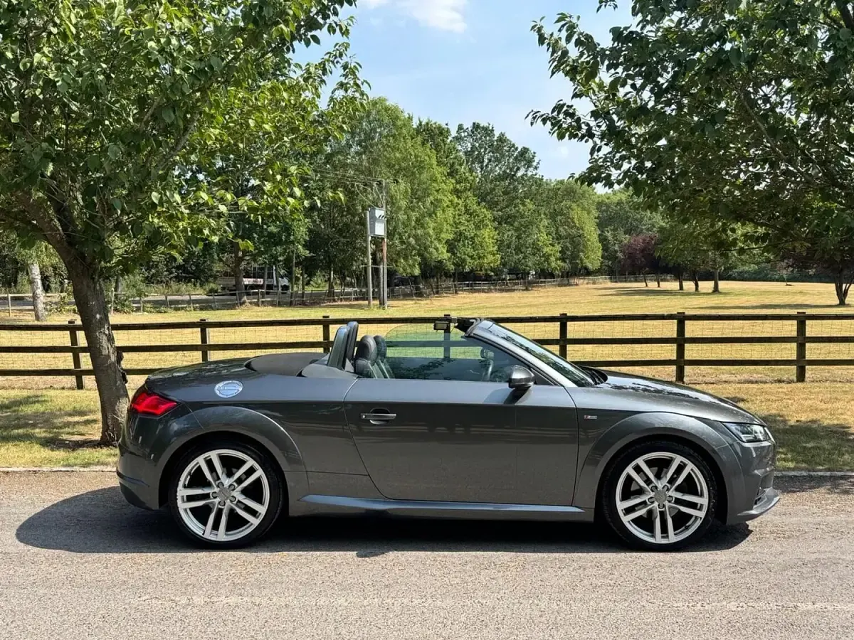 Used Audi TT Roadster S-Line 184 HP (135 kW) 2015 Grey Cabriolet