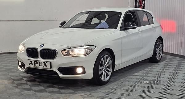 Used BMW 118 Sport Line 2019 White Hatchback