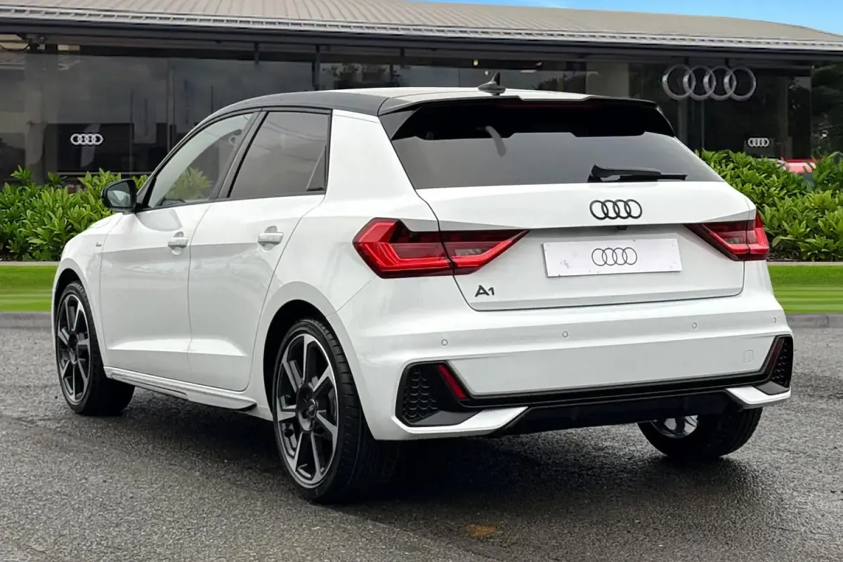 New Audi A1 Sportback Black Edition 2025 White Hatchback