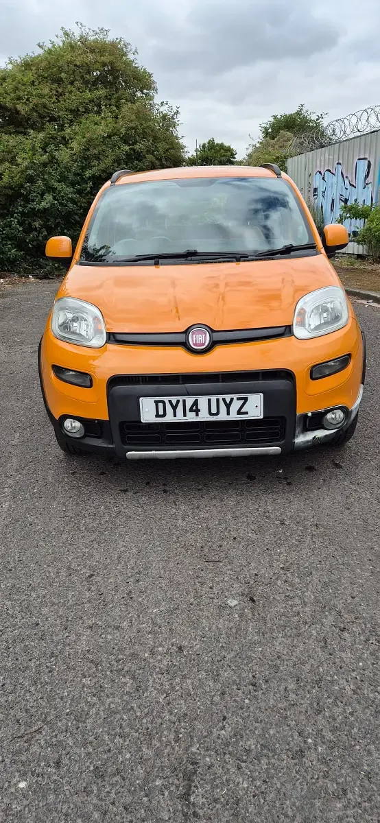 Used Fiat Panda 4x4 85 HP (62 kW) 2014 Orange Hatchback