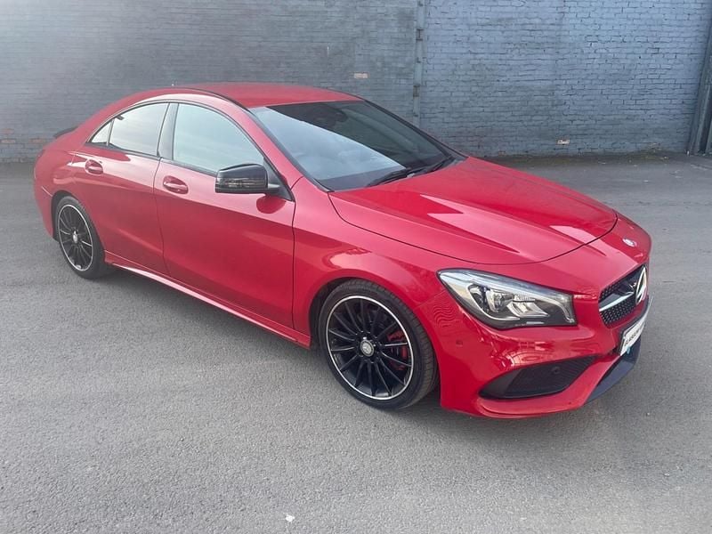 Used Mercedes CLA220 AMG line 177 HP (130 kW) 2016 Red Sedan