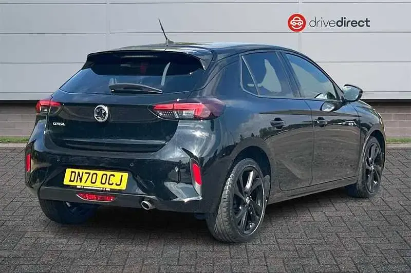 Used Vauxhall Corsa SRi 100 HP (73 kW) 2020 Black Hatchback