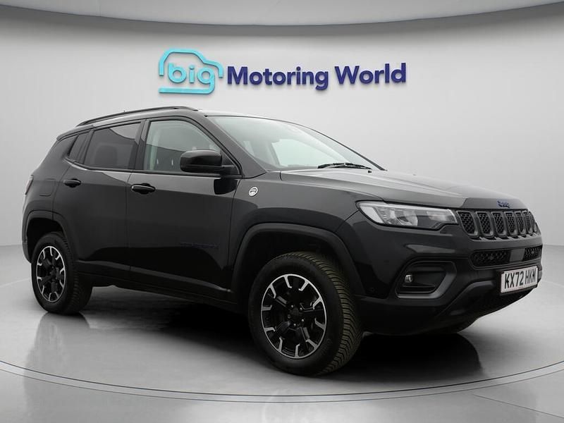 Black Used 2022 Jeep Compass Trailhawk SUV | £15,700 (Fair price) - Image 1/4