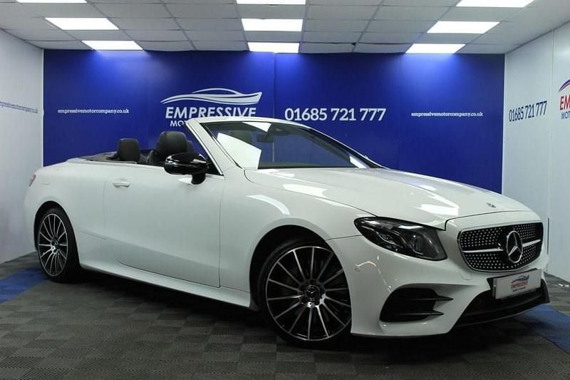 Used Mercedes E350 AMG line 2019 White Cabriolet