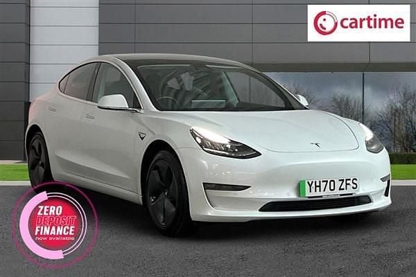 White Used 2020 Tesla Model 3 Long Range AWD Sedan | £18,600 (Expensive) - Image 1/3