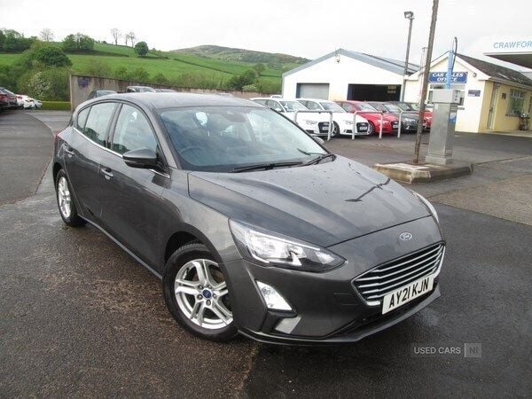 Grey Used 2021 Ford Focus Zetec Hatchback | £11,900 (A bit pricey) - Image 1/4